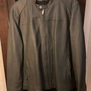 Soft leather jacket